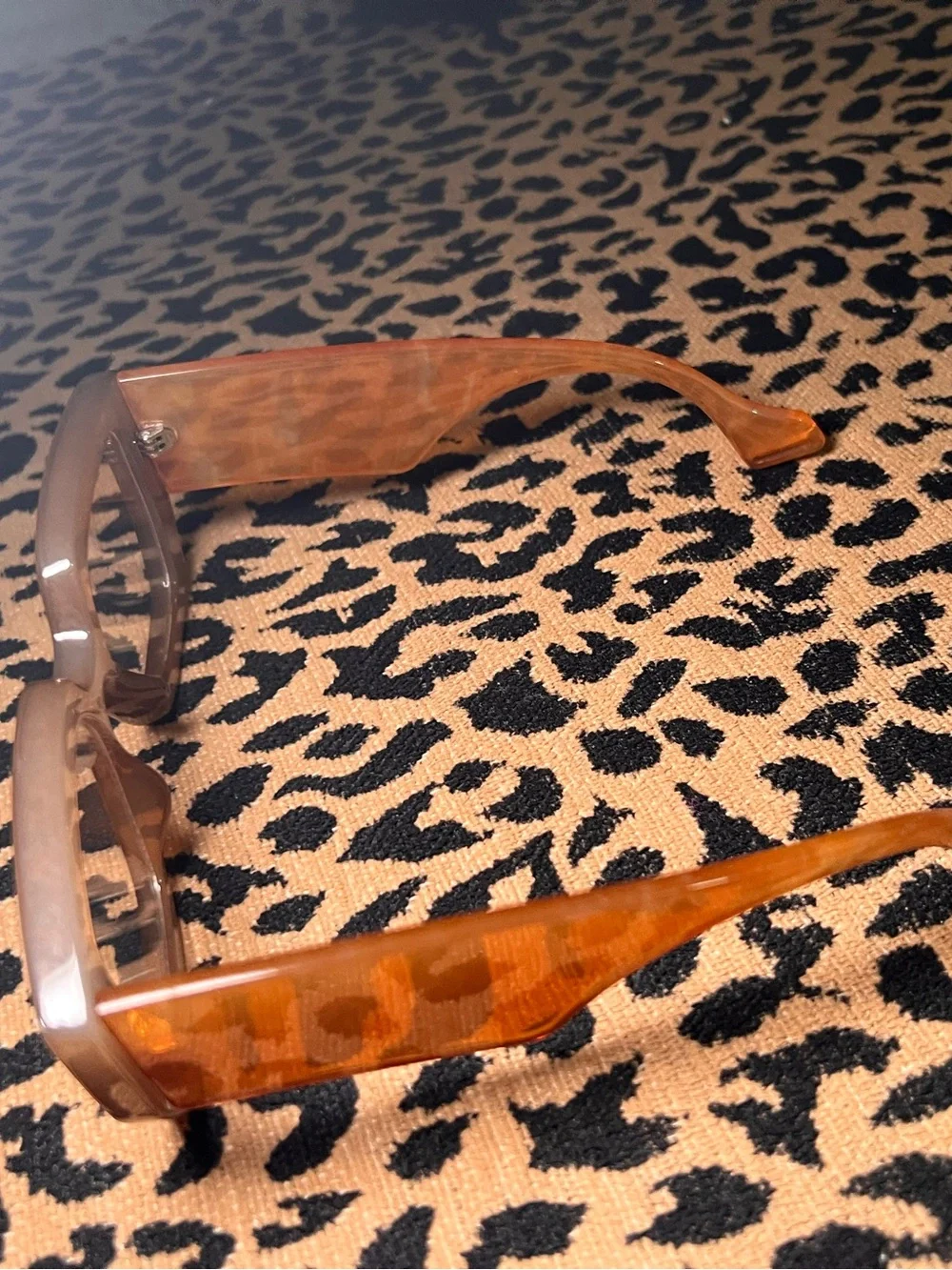 Brown Thick Frame Blue-Light Glasses — Never Worn 👓🤎